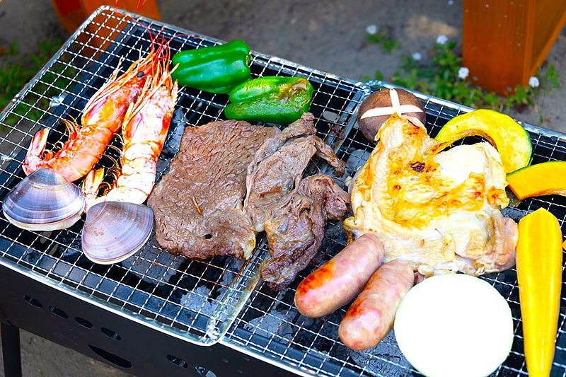 ◆グランピングBBQ6,000円/1名※12歳以下のお子様用は表示料金の半額