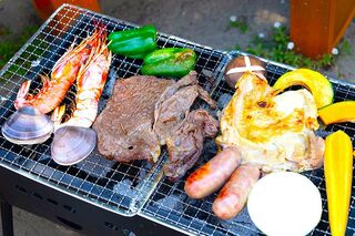 ◆グランピングBBQ6,000円/1名※12歳以下のお子様用は表示料金の半額
