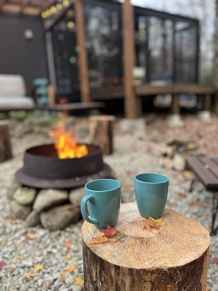 ファイヤピットエリアが増設されました。