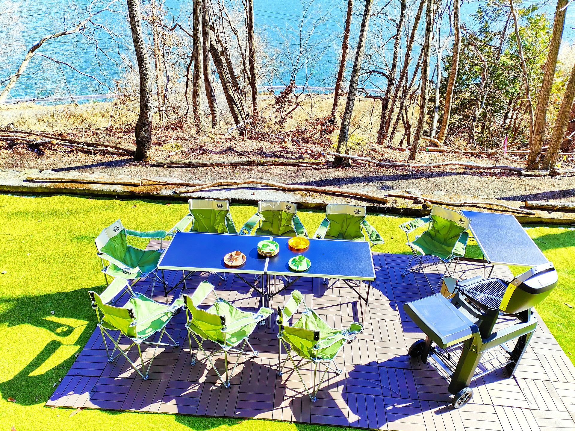 湖畔でのBBQは美味しさ楽しさ倍増♪