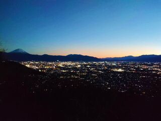 山梨県トップクラスの夜景（甲府盆地）お車で約3分