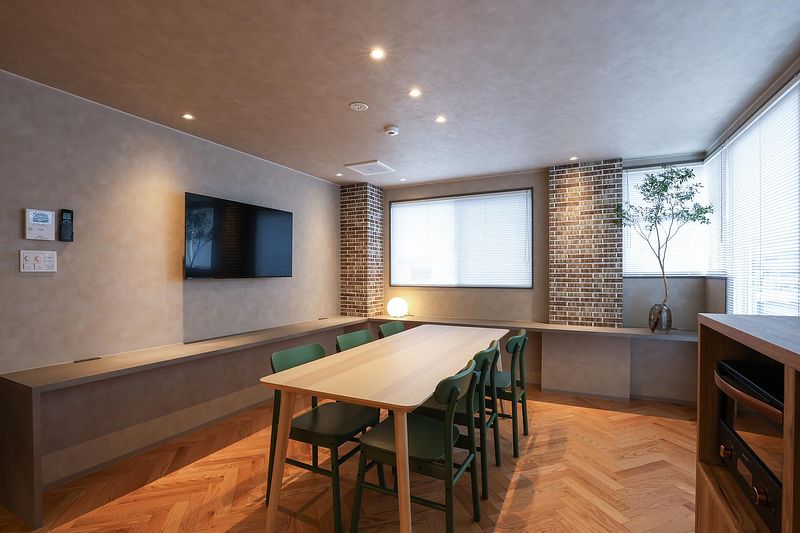 2階リビングはカウンターもあるので大人数集えます。