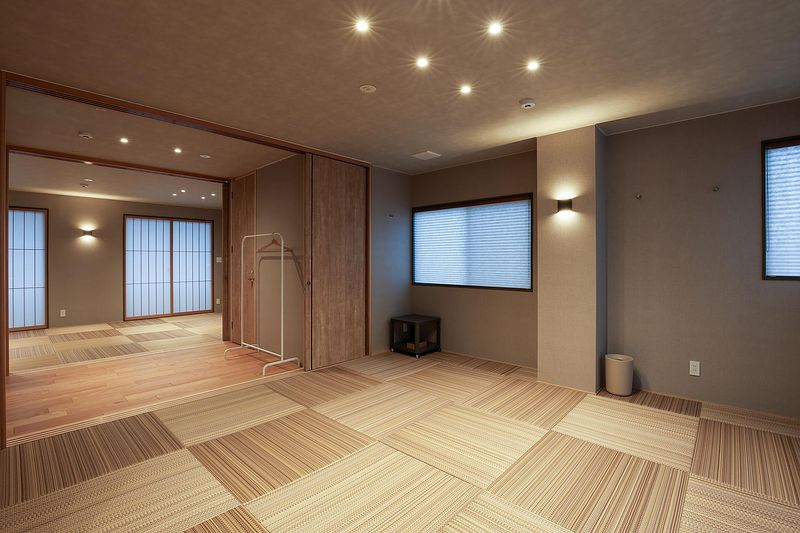3階和室は大空間で大人数で寝ることができます。