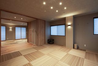 3階和室は大空間で大人数で寝ることができます。