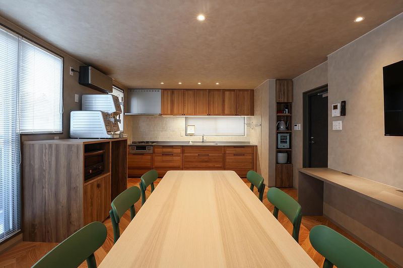 キッチンと調理器具も充実しています。