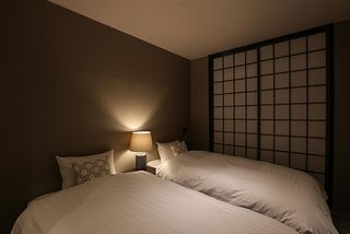 1階にシングルベット2台のお部屋もあります。