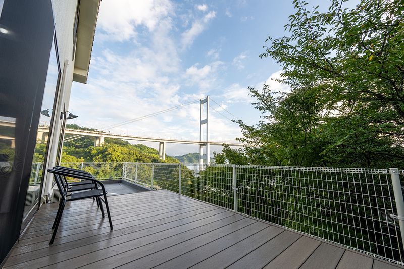 VILLAくるしま海峡　デッキ