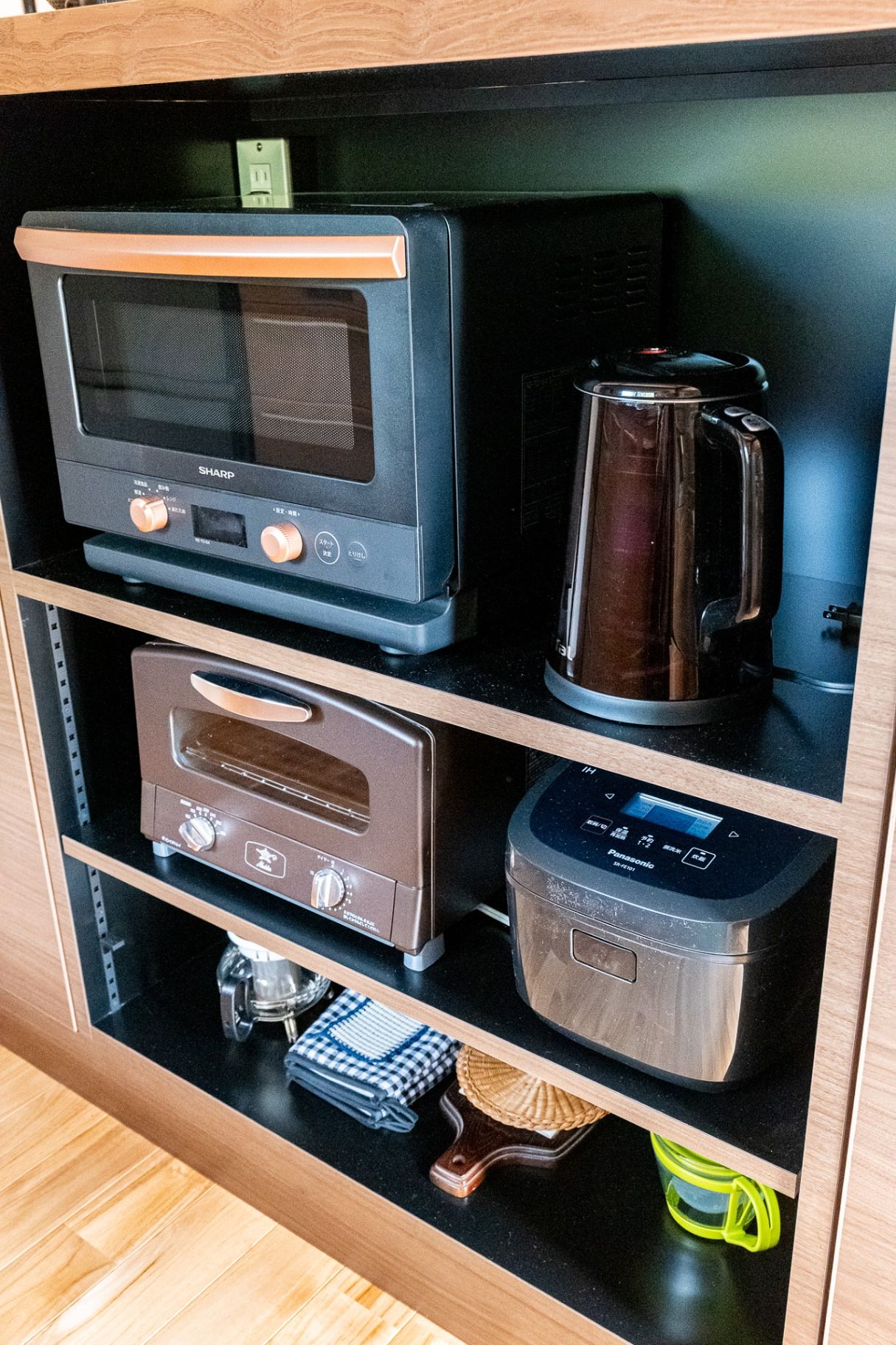 自炊に必要な設備は全て用意してあります