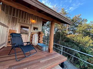 外気浴チェアもあります