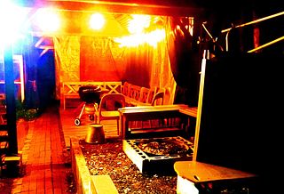 BBQ場と焚き火スぺ－ス