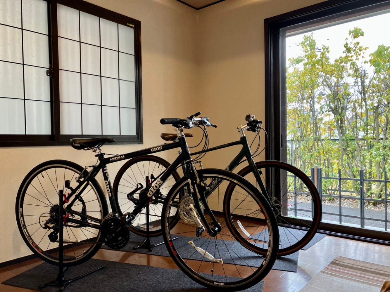 オプション：自転車を室内持ち込み可