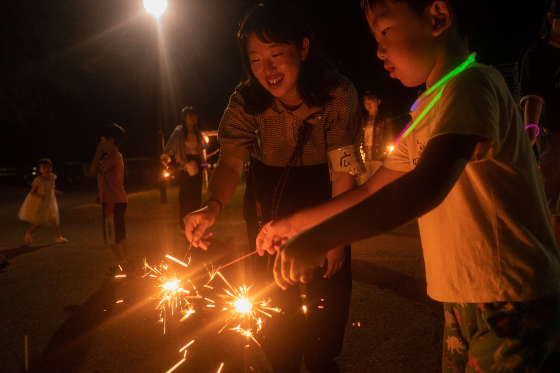 ※施設販売の手持ち花火のみ可能　