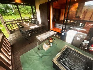 屋根付きテラス