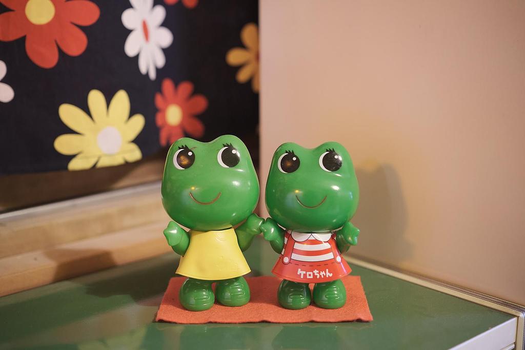 昭和らしい色使いとインテリア