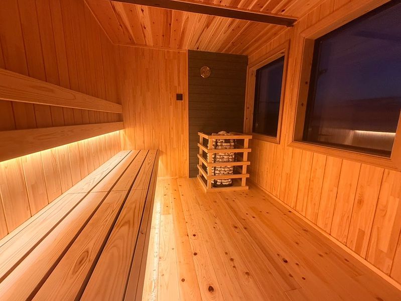 2026年新設。海と富士山ビューの絶景サウナ。