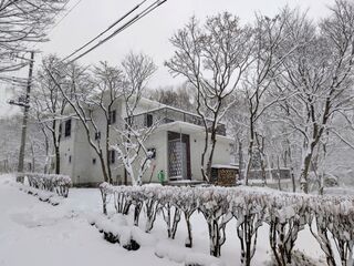 冬の雪景色。12月に雪が降った時の写真です。