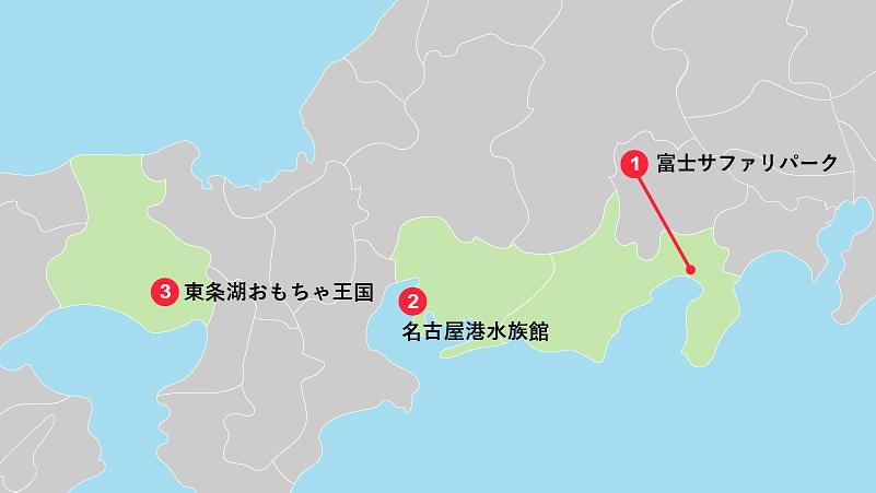 大型レジャーと人気水族館を楽しめる！東海・関西エリアで夏休みの家族旅行におすすめの観光スポット3選