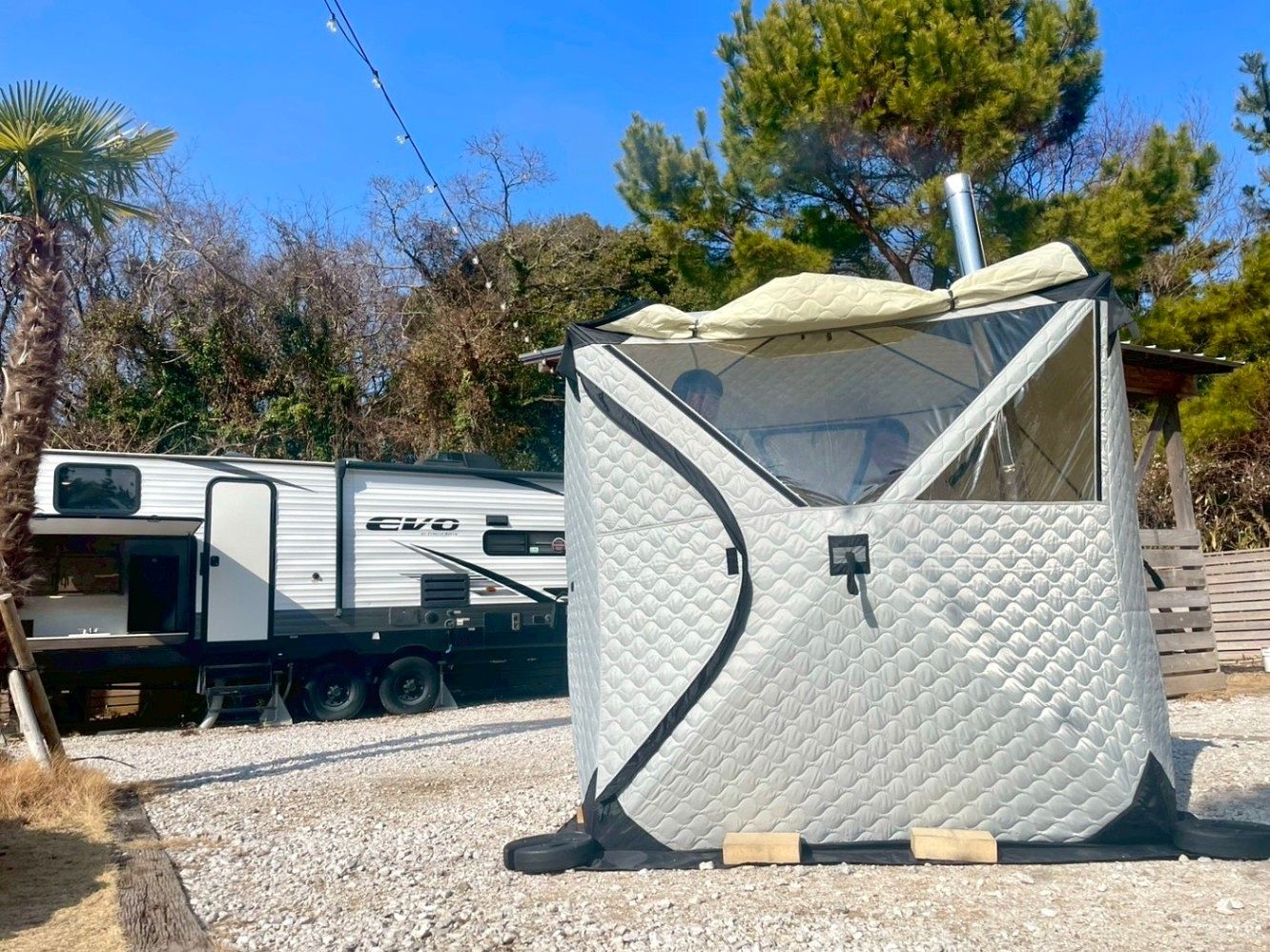 テントサウナ（有料オプション）