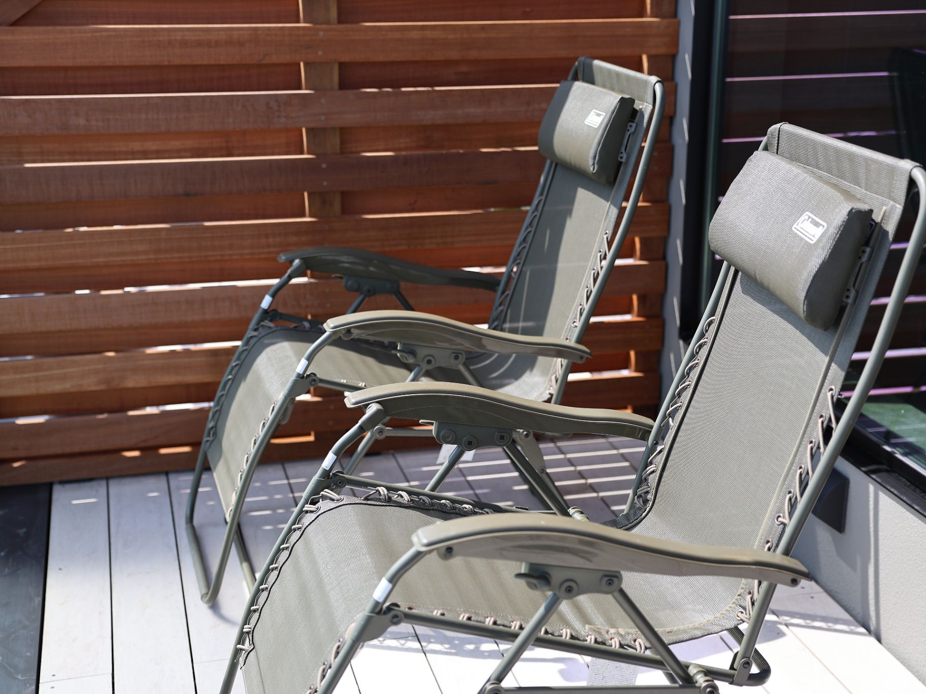 ベランダにはインフィニティチェア