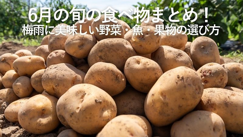 6月の旬の食べ物まとめ!梅雨に美味しい野菜・魚・果物の選び方