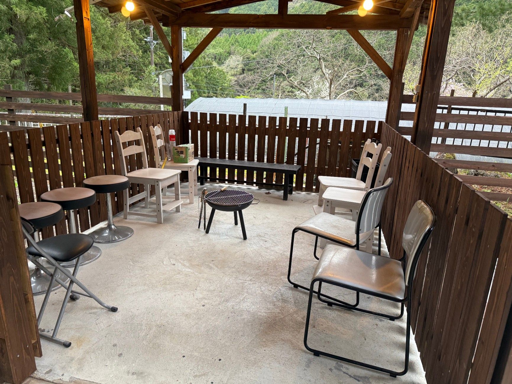 焚き火スペース