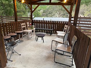 焚き火スペース