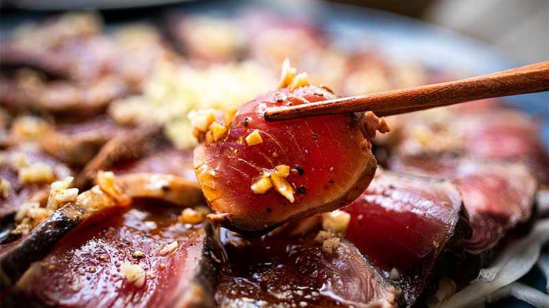 初鰹の香り豊かな薬味和え