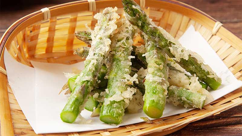 春野菜のサクサク天ぷら