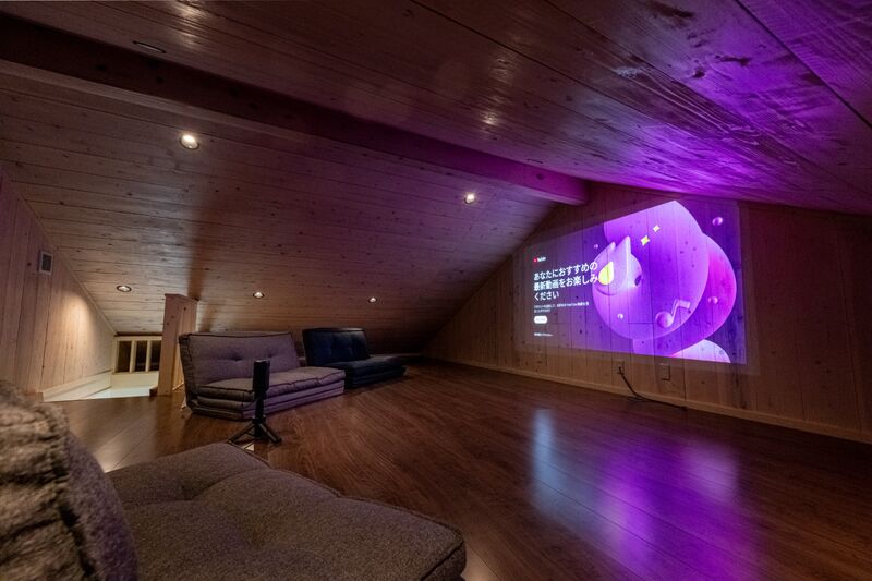 3階秘密部屋はホーム映画館になります！