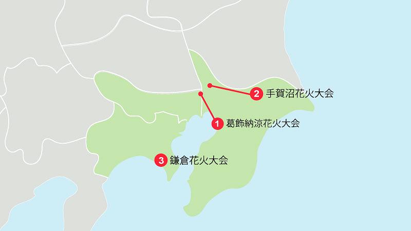 都市近郊で楽しむ夏の夜景！南関東でおすすめの花火大会3選