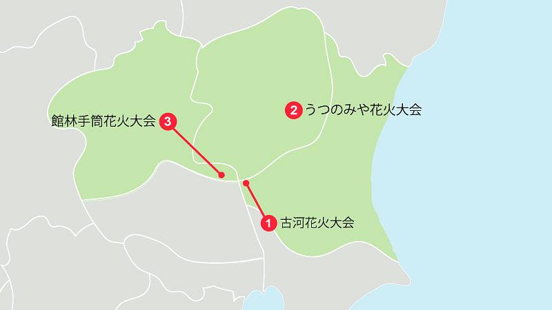 地域の祭り文化を体感！北関東でおすすめの花火大会3選