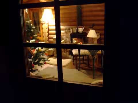 冬の夜も温かい室内