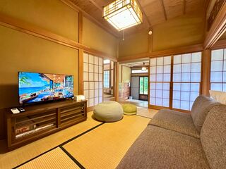 居心地重視のTV付きルーム|布団2組