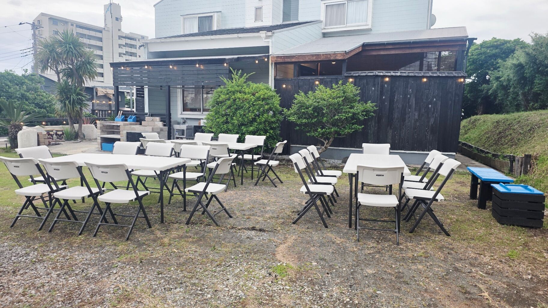 屋外BBQエリア
