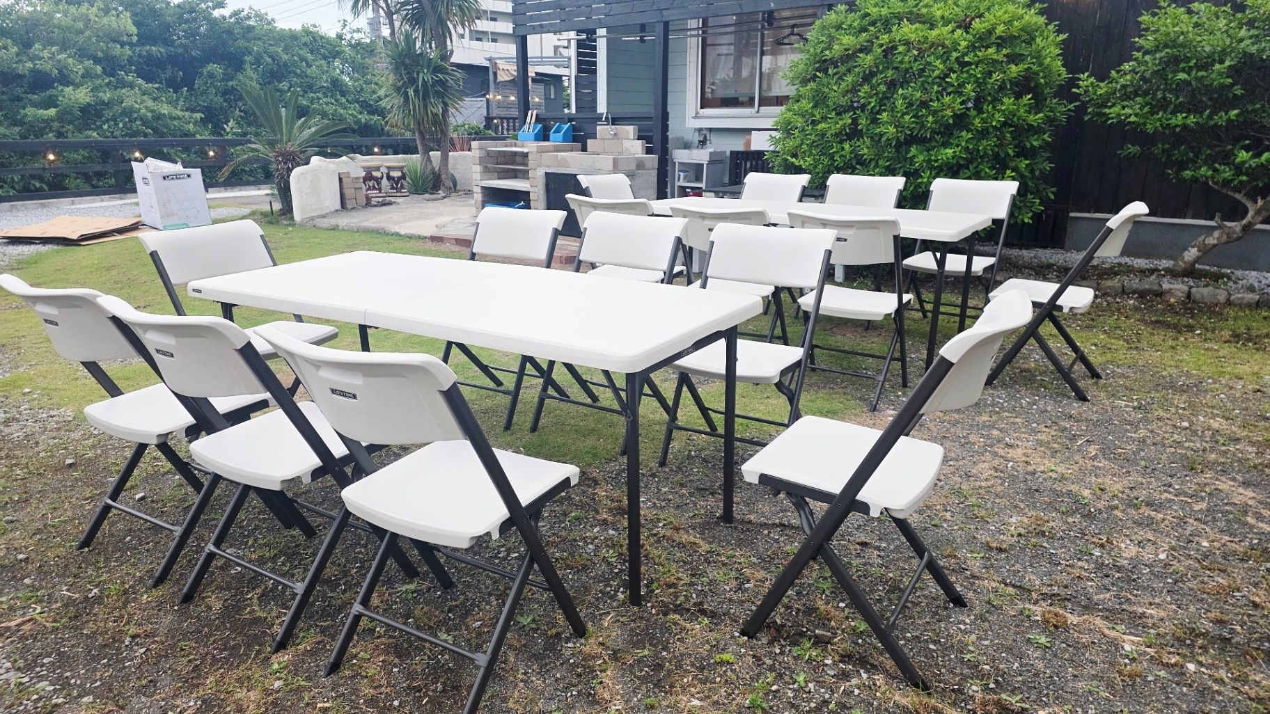 屋外BBQエリア