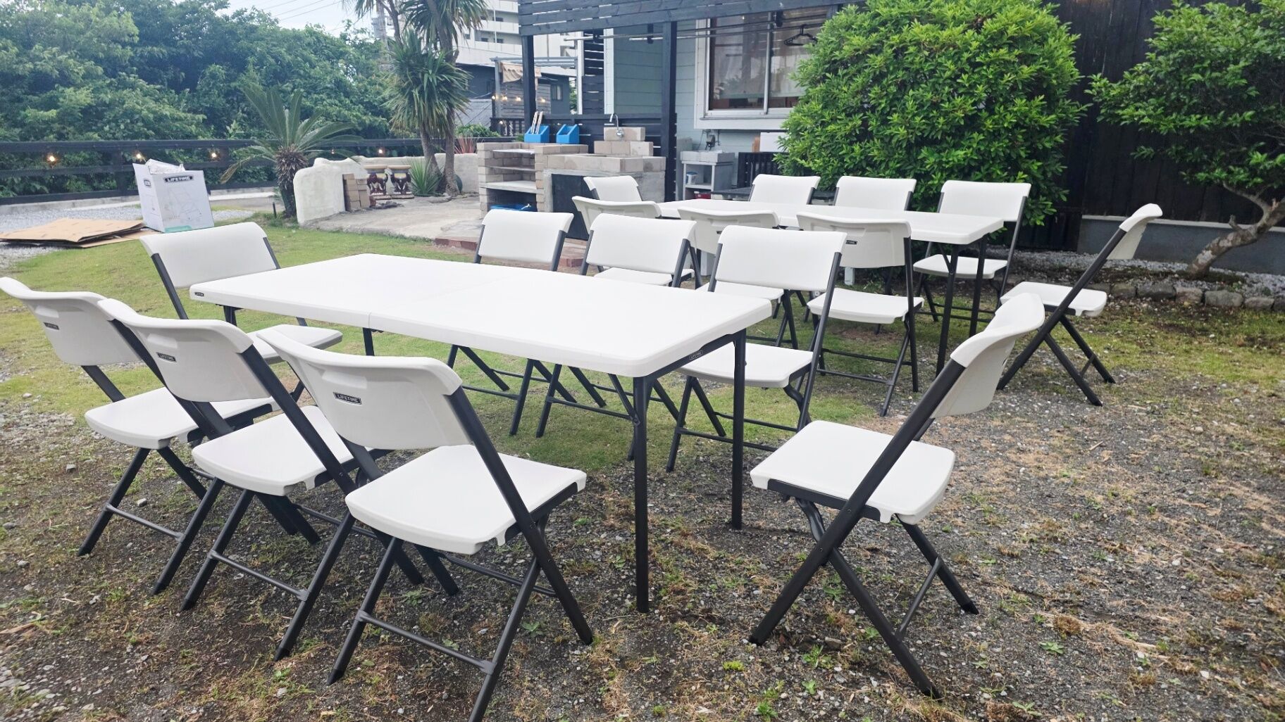 屋外BBQエリア