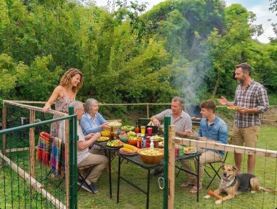 自然の中で開放的なBBQをお楽しみください♪