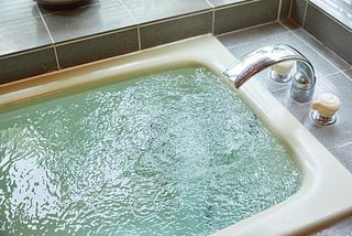酸素風呂（泡風呂）でリラックス