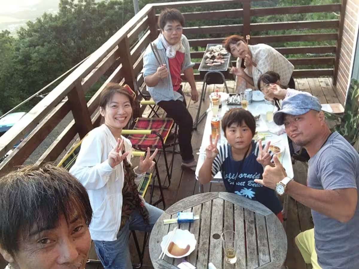 デッキでのBBQも！