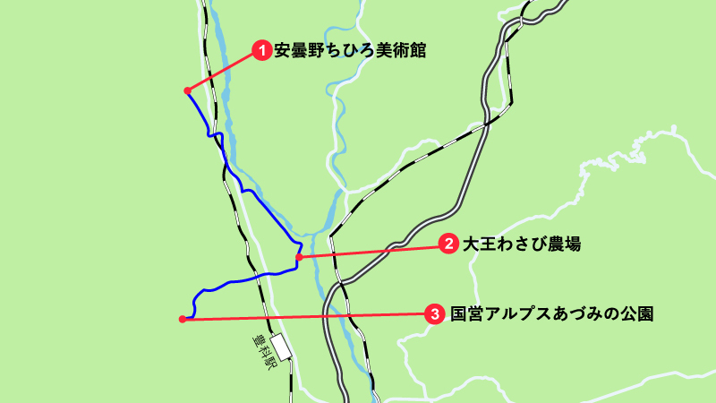 【2日目】安曇野エリアを満喫！車で巡る長野観光のモデルコース