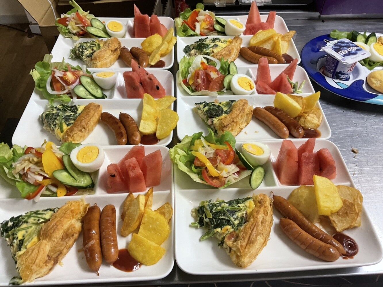 ある日の朝食