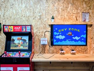 レトロなゲームコーナ