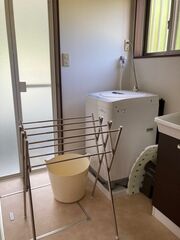 洗濯機使えます（洗剤有ります）