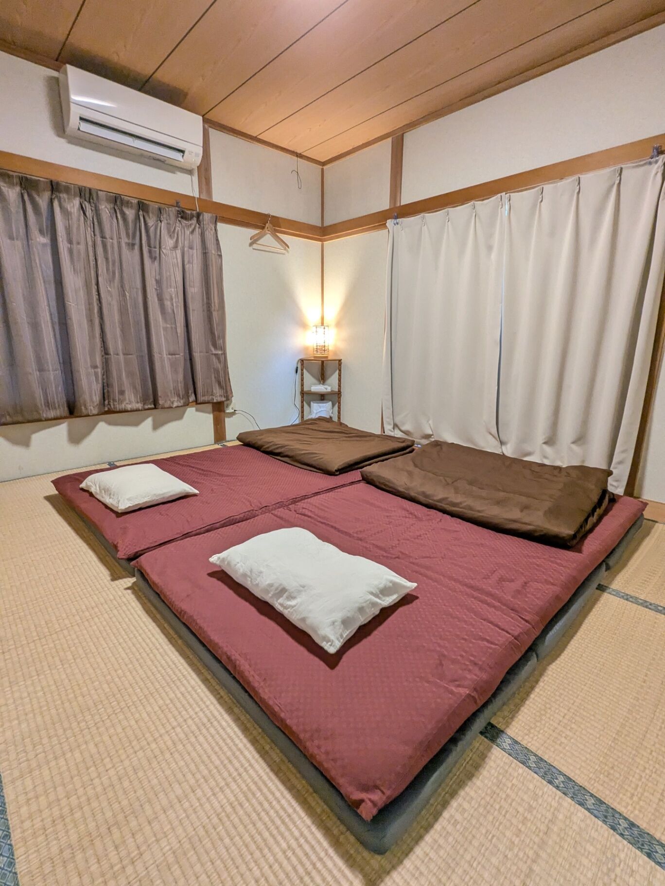落ち着く和室の寝室