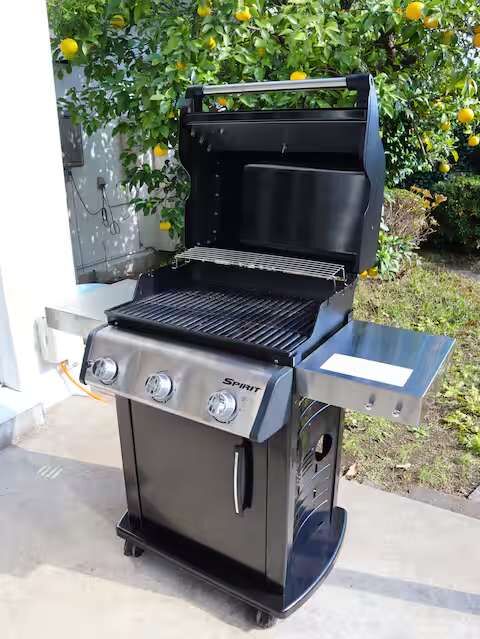 Weber BBQガスグリル。炭や着火剤不要です。食材のみお持ちください。