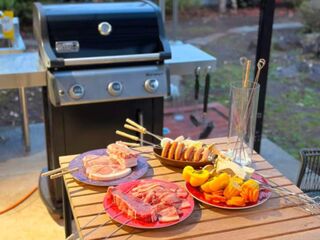 Weber BBQガスグリルを無料でご利用いただけます。