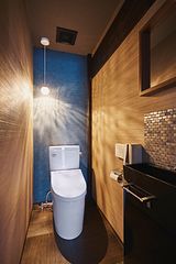 トイレは2カ所あるので大人数宿泊でも安心です。