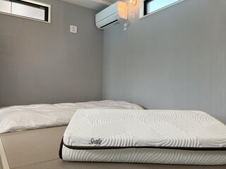 【畳スペース】畳スペースにお布団2組を敷いてご利用いただけます