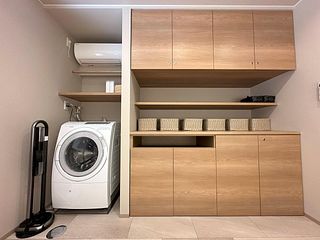 洗濯乾燥機(洗剤付)もあるので長旅でも安心です。