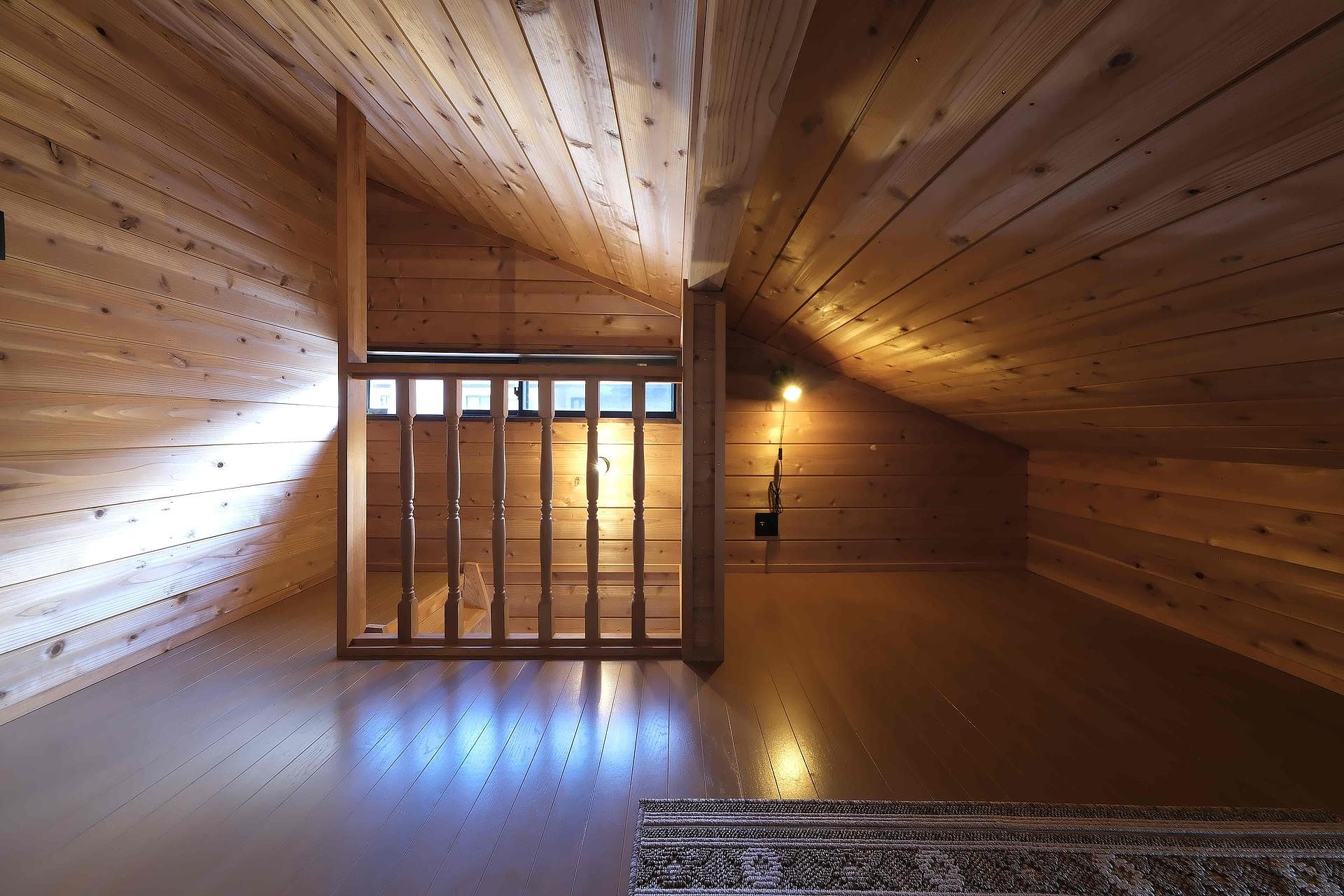 寝室2隠れ家的なロフト空間 エアコン完備